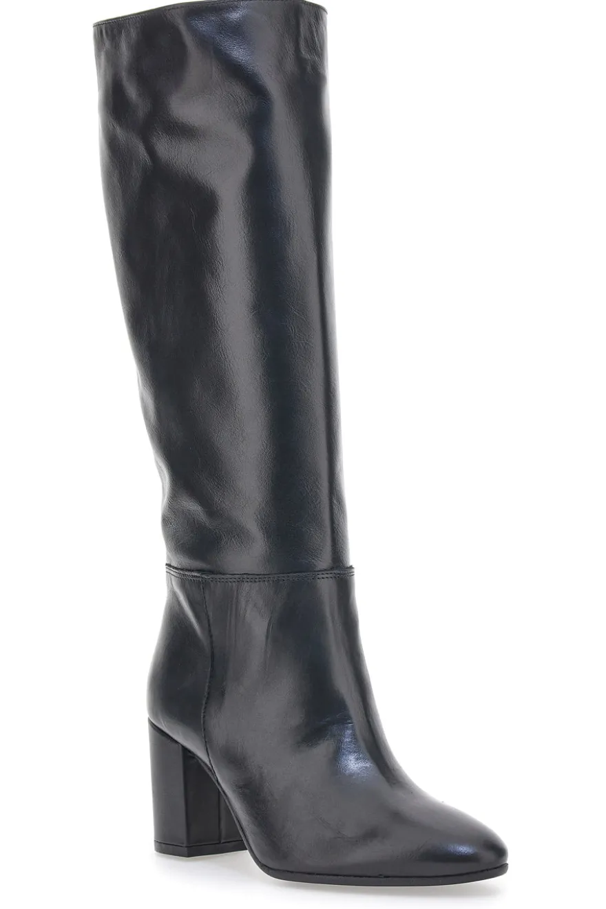 Stivali con tacco Pittarello Look 701 Neri Vera Pelle