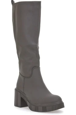 Stivali Grigio/Verdi Con Tacco a Blocco Dame Rose 837