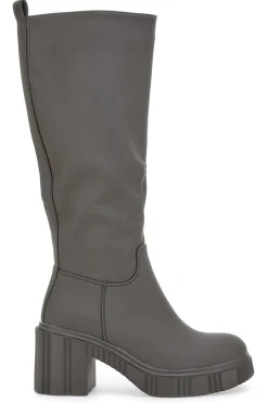 Stivali Grigio/Verdi Con Tacco a Blocco Dame Rose 837