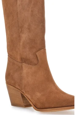 Stivali marroni in vera pelle stile texano Pittarello love TEX902