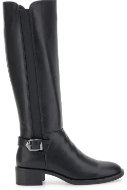 Stivali neri con fibbia laterale e tacco basso Pittarello Capsule BT24260005