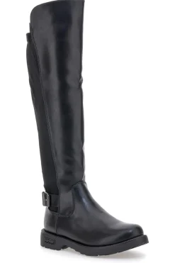Stivali neri con fibbia laterale e fascia elastica ME & ME 3003