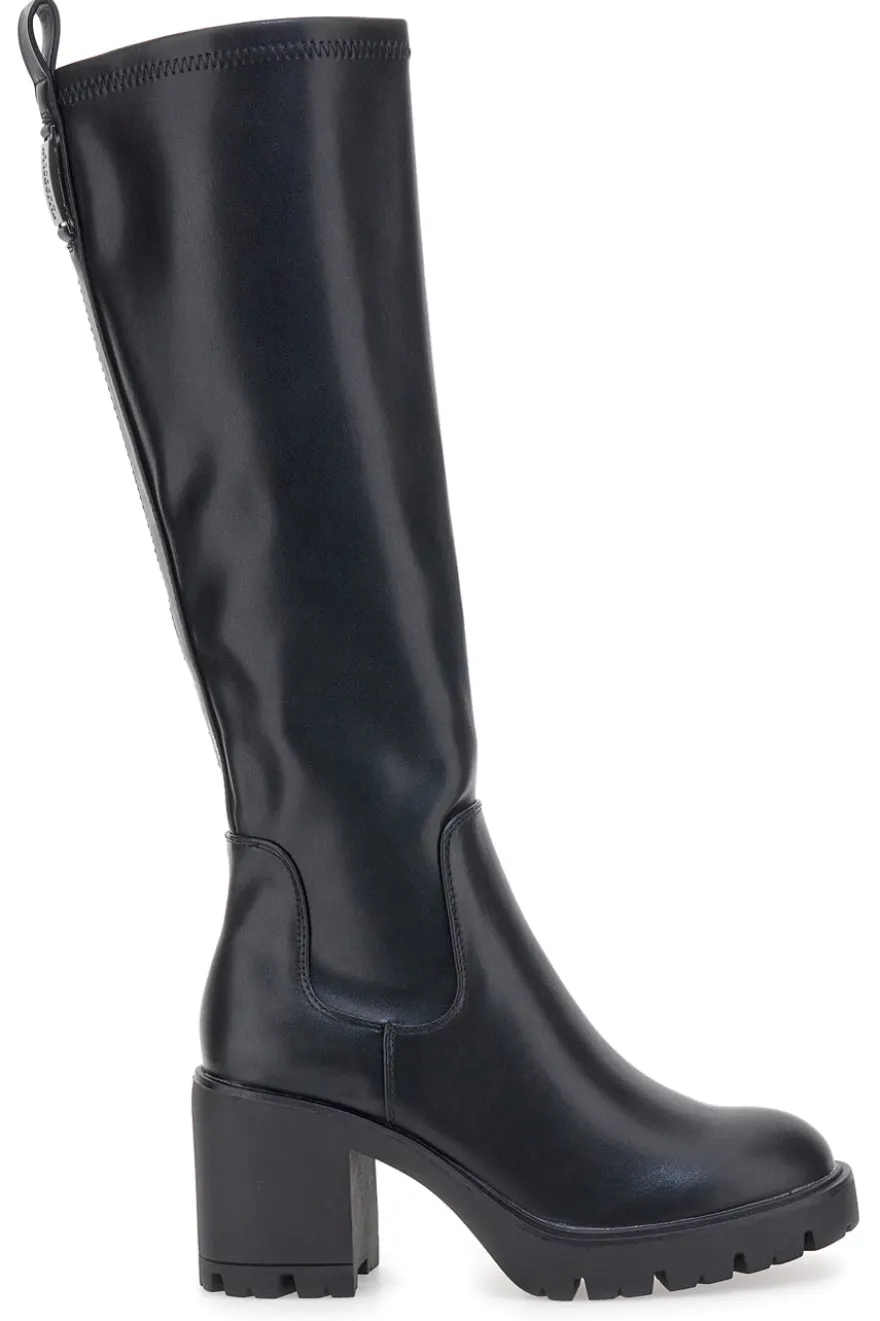 Stivali neri con platform e tacco largo Pittarello Capsule BT24182023B