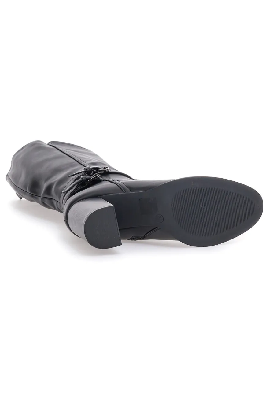 Stivali neri con tacco alto ENERGY 373