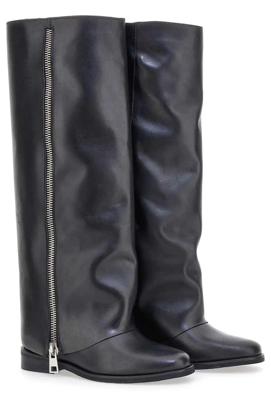Stivali Neri con Zeppa Interna Pittarello Must Have 101