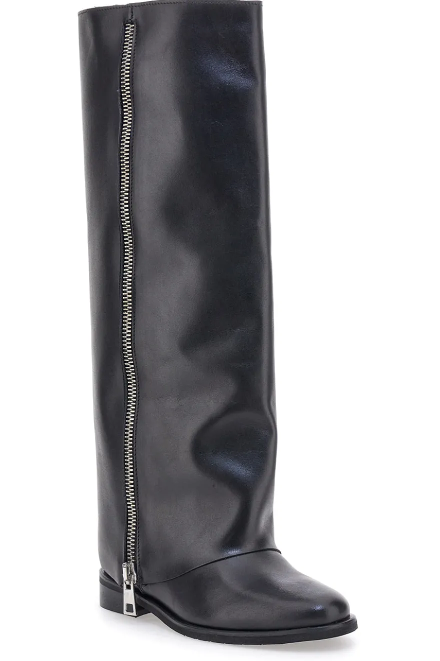 Stivali Neri con Zeppa Interna Pittarello Must Have 101