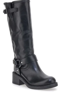 Stivali Neri in Vera Pelle con Fibbia PITTARELLO GLAM 3