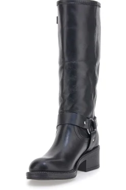 Stivali Neri in Vera Pelle con Fibbia PITTARELLO GLAM 3