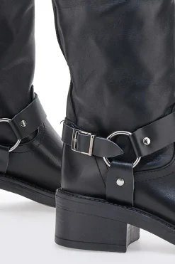 Stivali Neri in Vera Pelle con Fibbia PITTARELLO GLAM 3