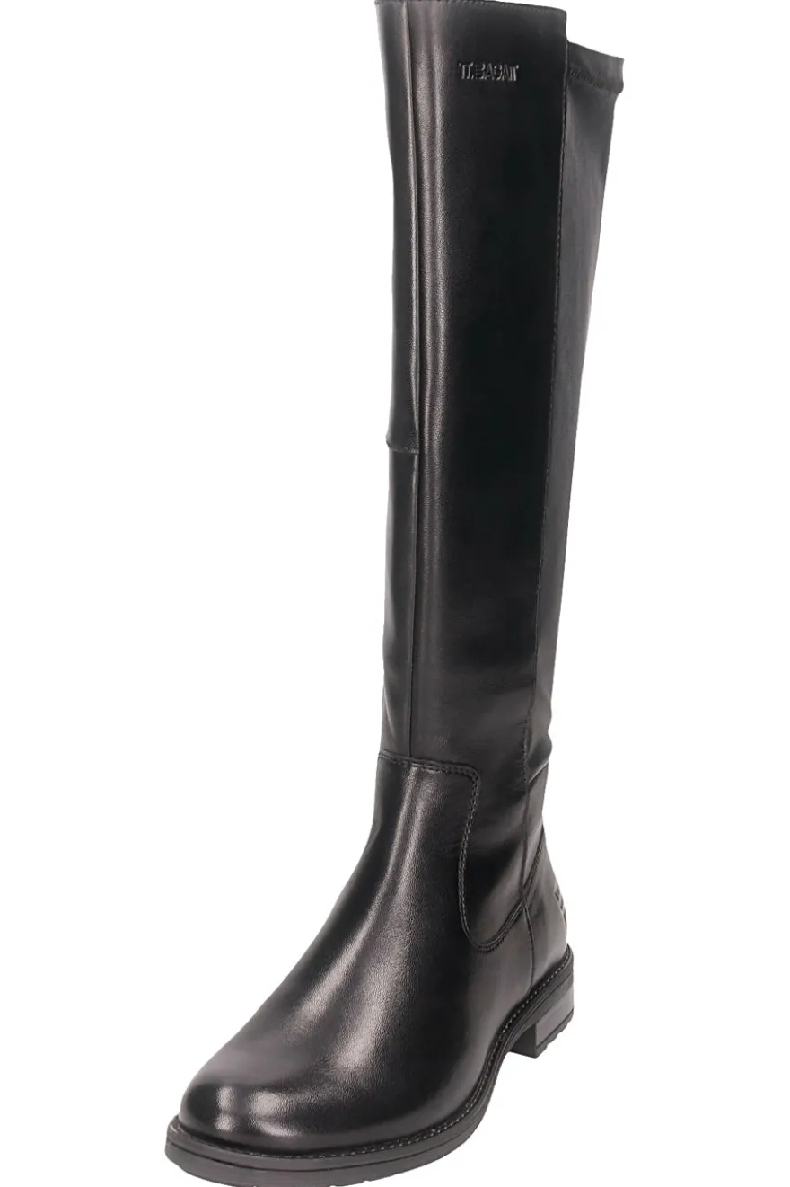 Stivali neri in vera pelle Bagatt D11AFS3F4059
