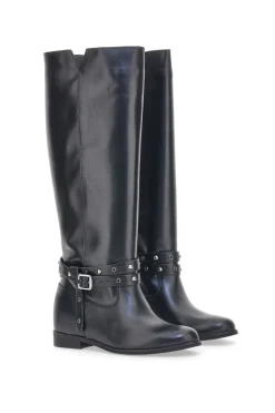 Stivali Pittarello Look 89310 Neri Vera Pelle