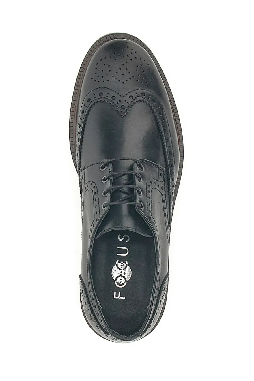 Stringata all'inglese nere Made in Italy PITTARELLO FOCUS 224