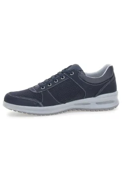 Stringata Blu con Tomaia in Pelle Traforata MARCO BRANDI 23