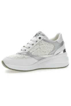 Stringate Bianche con Platform e Decorazioni Ricamate MARIELLA BURANI 51051