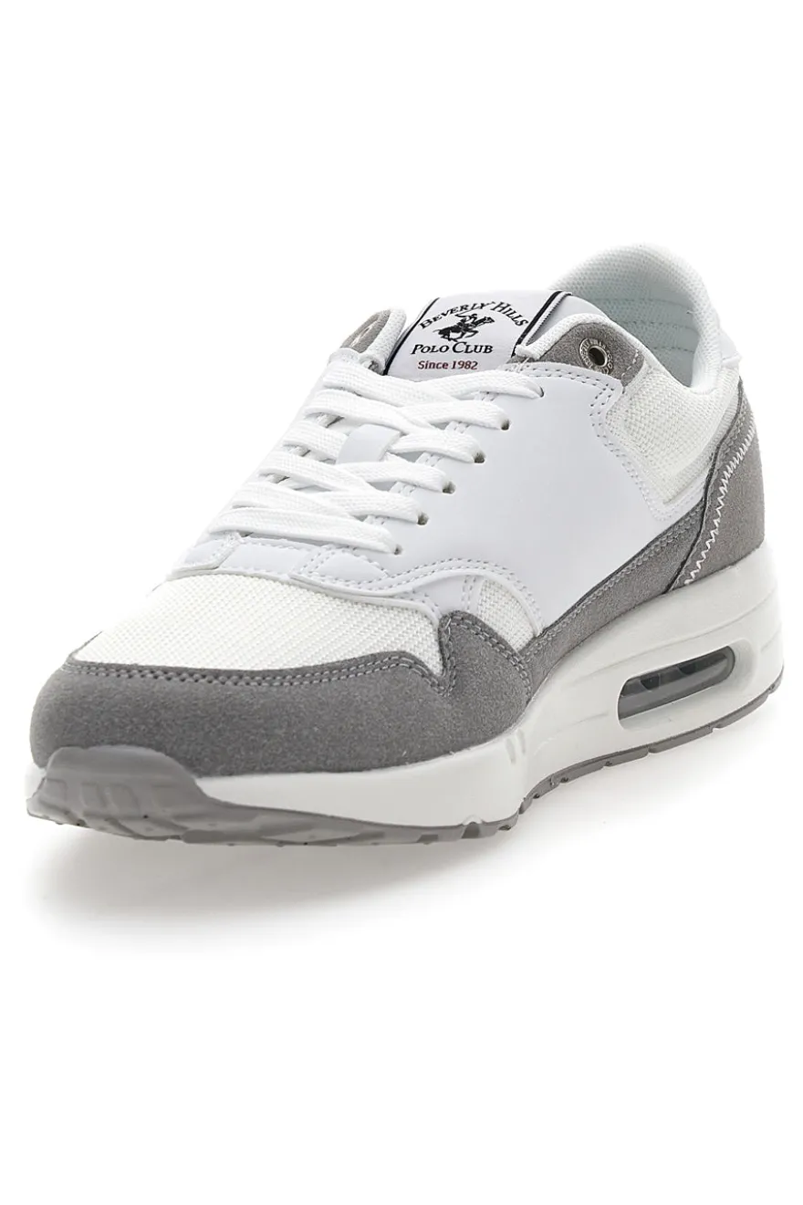 Stringate Bianche e Grigie con Lacci BEVERLY HILLS POLO CLUB BHM517001