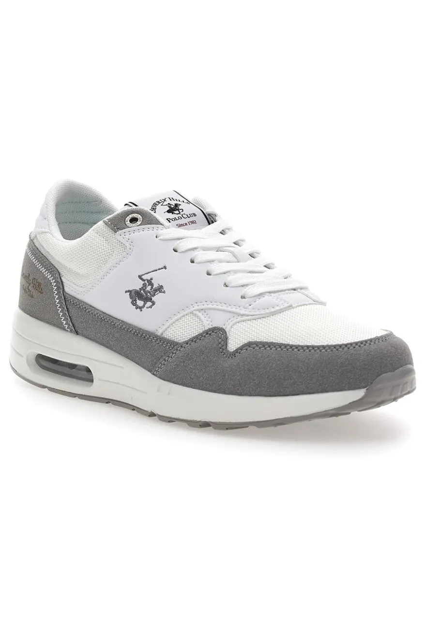 Stringate Bianche e Grigie con Lacci BEVERLY HILLS POLO CLUB BHM517001