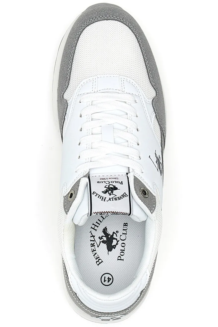 Stringate Bianche e Grigie con Lacci BEVERLY HILLS POLO CLUB BHM517001