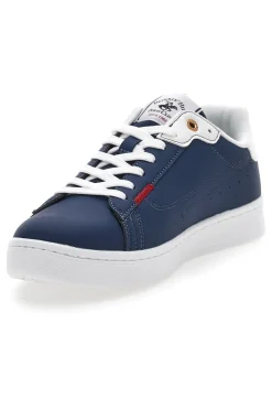 Stringate Blu con Loghi a Contrasto Bianchi BEVERLY HILLS POLO CLUB BHM514010