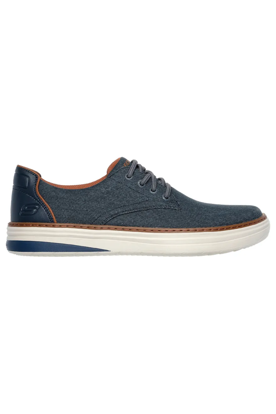Stringate Blu Con Suola Bianca SKECHERS HYLAND RATNER