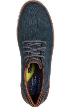Stringate Blu Con Suola Bianca SKECHERS HYLAND RATNER