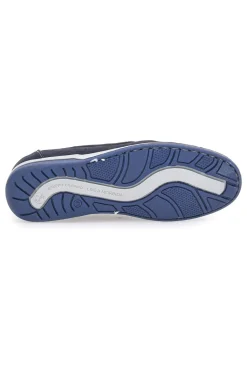 Stringate Blu con Tomaia in Vera Pelle Nabuk JERPOINT 3410