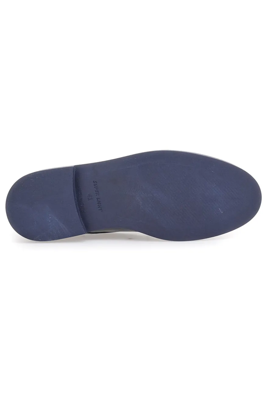Stringate Blu in Pelle Made in Italy con Bordo a Contrasto PITTARELLO 600