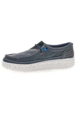 Stringate Blu In Tela Marina Militare MM1701