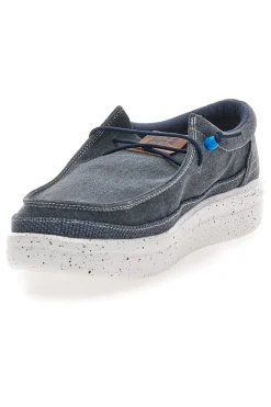 Stringate Blu In Tela Marina Militare MM1701