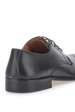 Stringate Classiche Nere con Tomaia in Pelle Made in Italy PITTARELLO 402