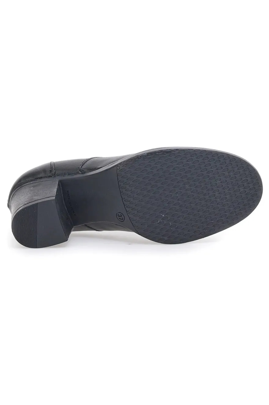 Stringate con Tacco Pittarello Class 109 Nere