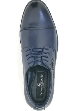 Stringate Eleganti Blu con Puntale e Lavorazione Nazareno Gabrielli 4971