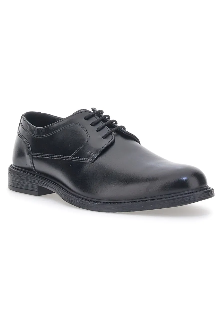 Stringate Eleganti in Vera Pelle Max Dillan 19031 Nere