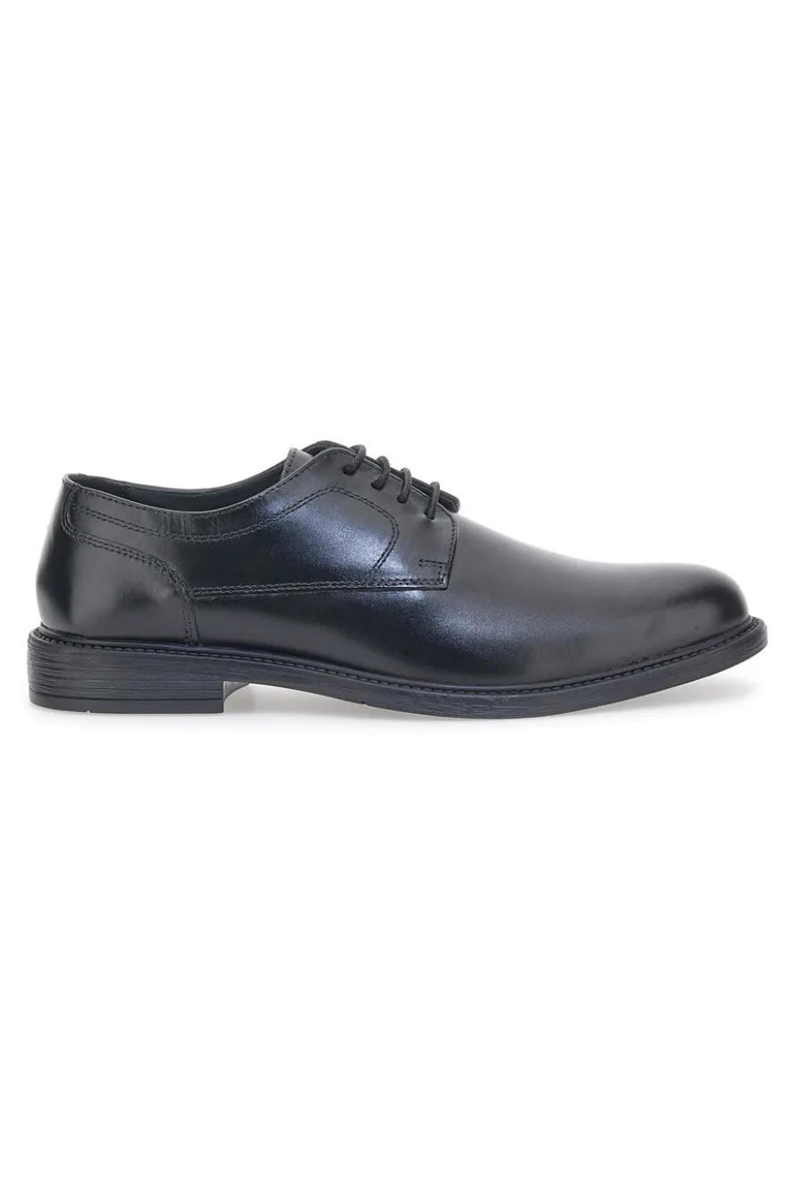 Stringate Eleganti in Vera Pelle Max Dillan 19031 Nere