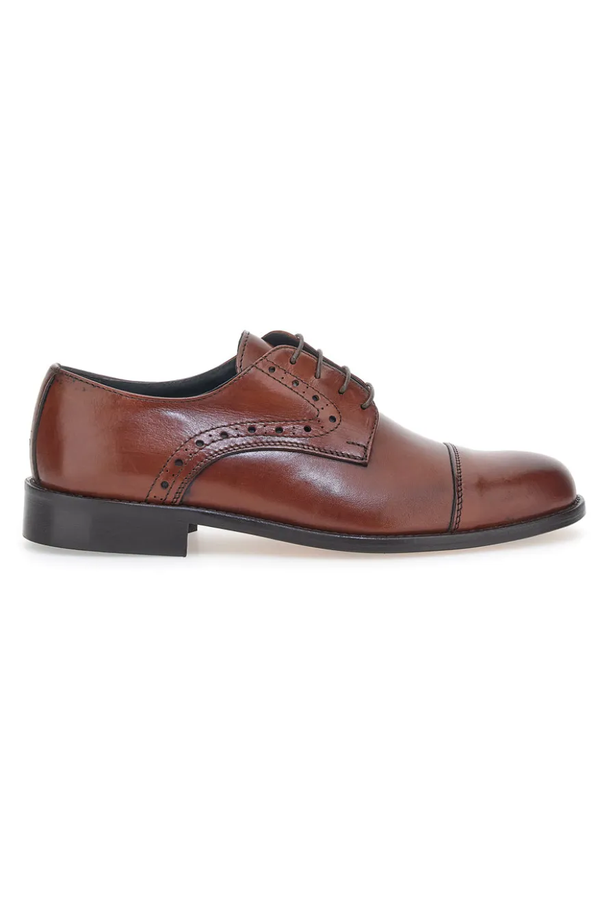 Stringate Eleganti Pittarello 7715 Marroni