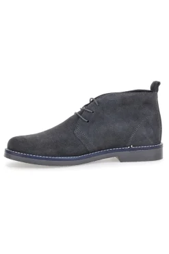 Stringate Grigie in Vera Pelle Scamosciata Max Dillan 2812