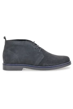 Stringate Grigie in Vera Pelle Scamosciata Max Dillan 2812