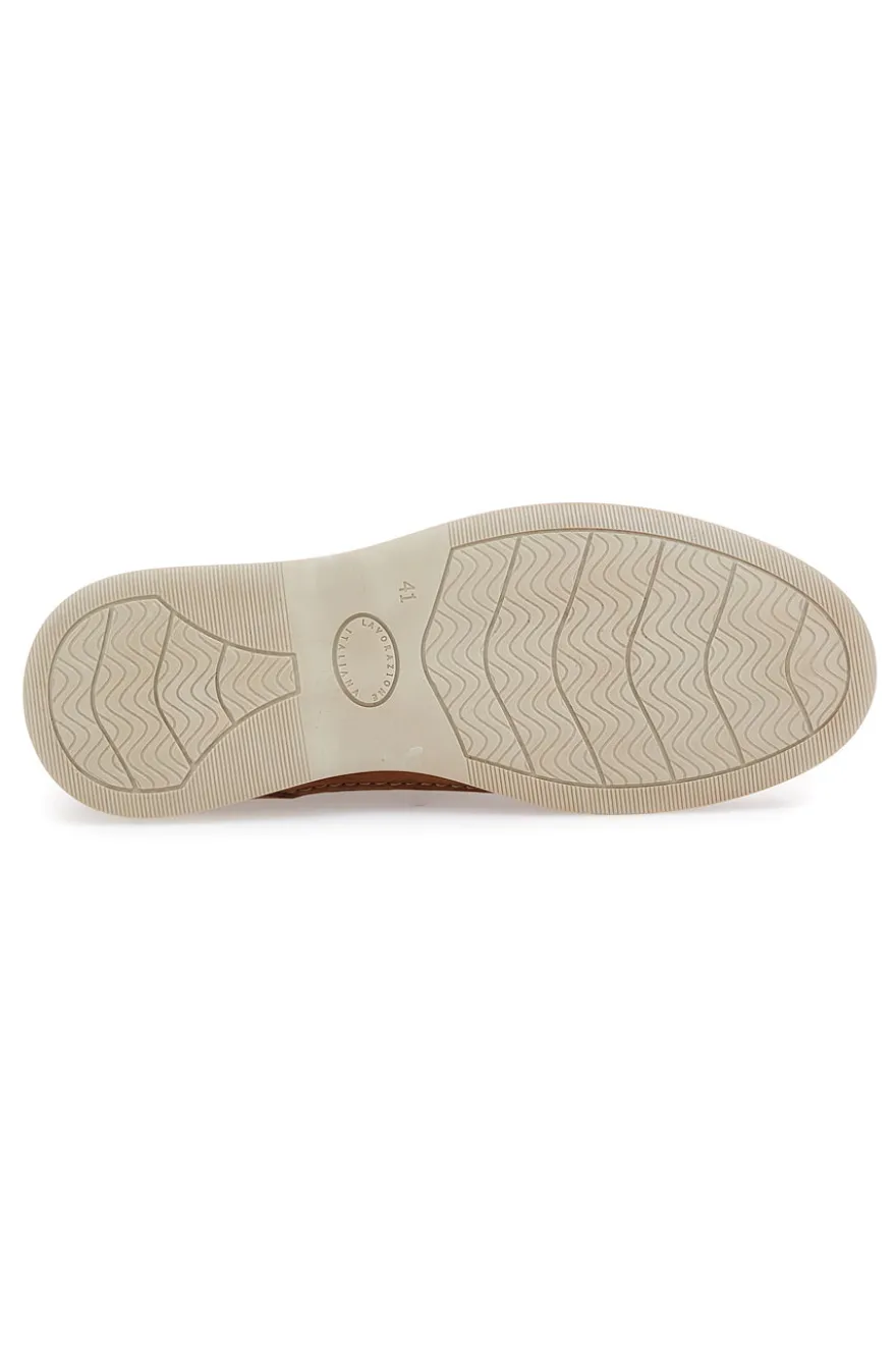 Stringate in Pelle Marmaduke 150 Cuoio