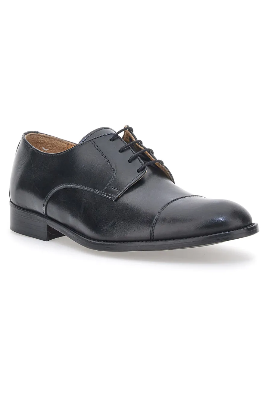 Stringate in Pelle Pittarello 105 Nere