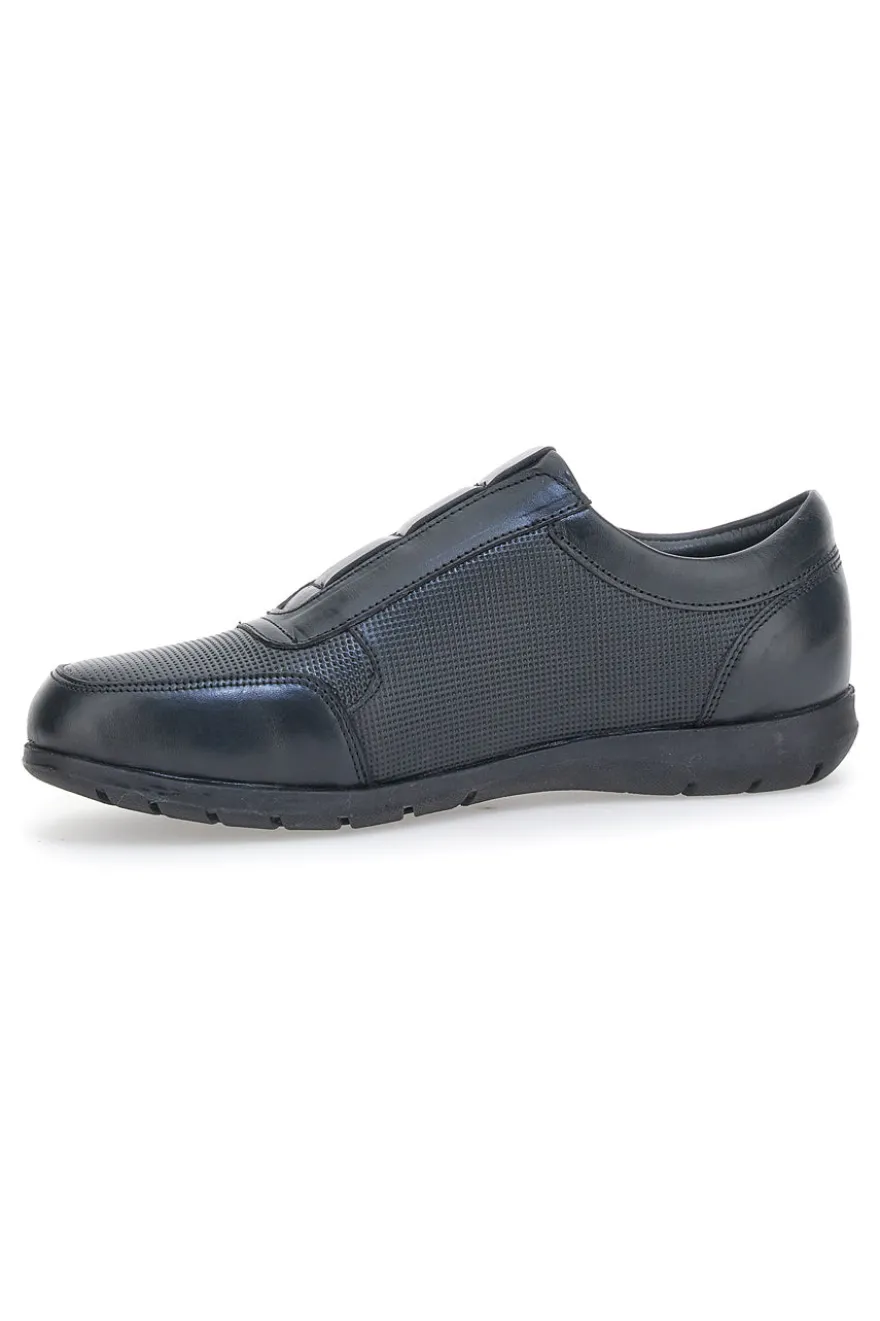 Stringate in Vera Pelle Max Dillan 461 Nere