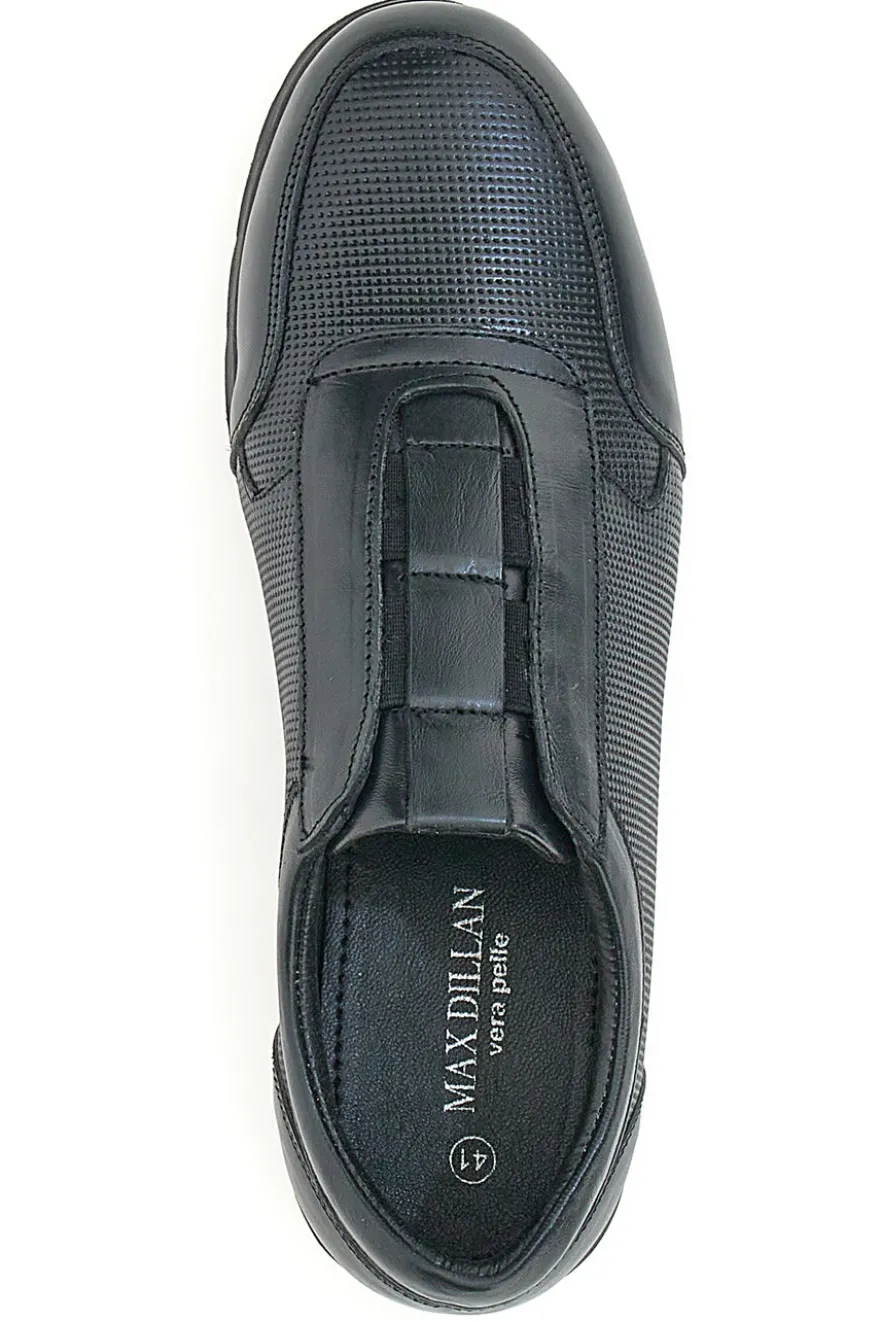 Stringate in Vera Pelle Max Dillan 461 Nere