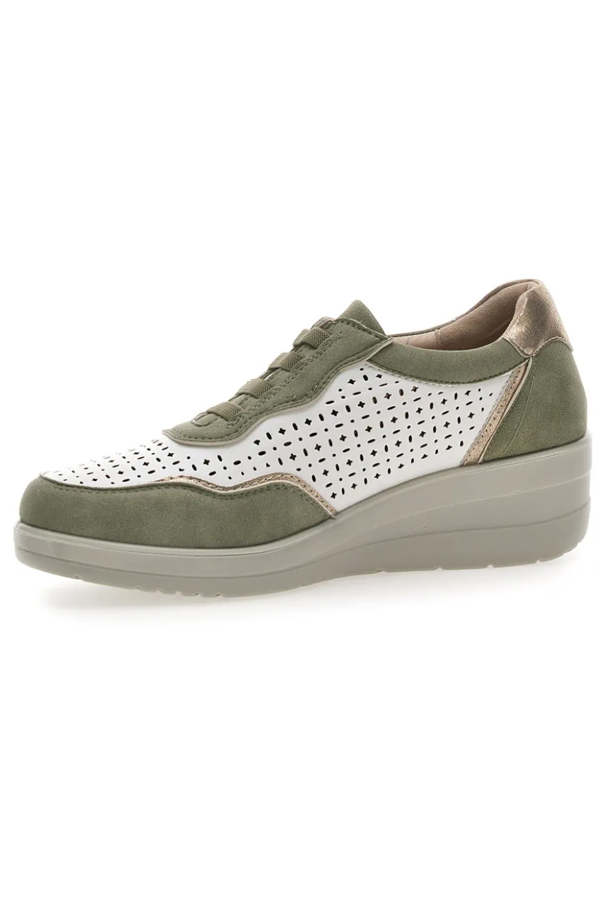 Stringate Marroni con Platform e Lacci Elastici PRIMA RIGA MDSS25T13