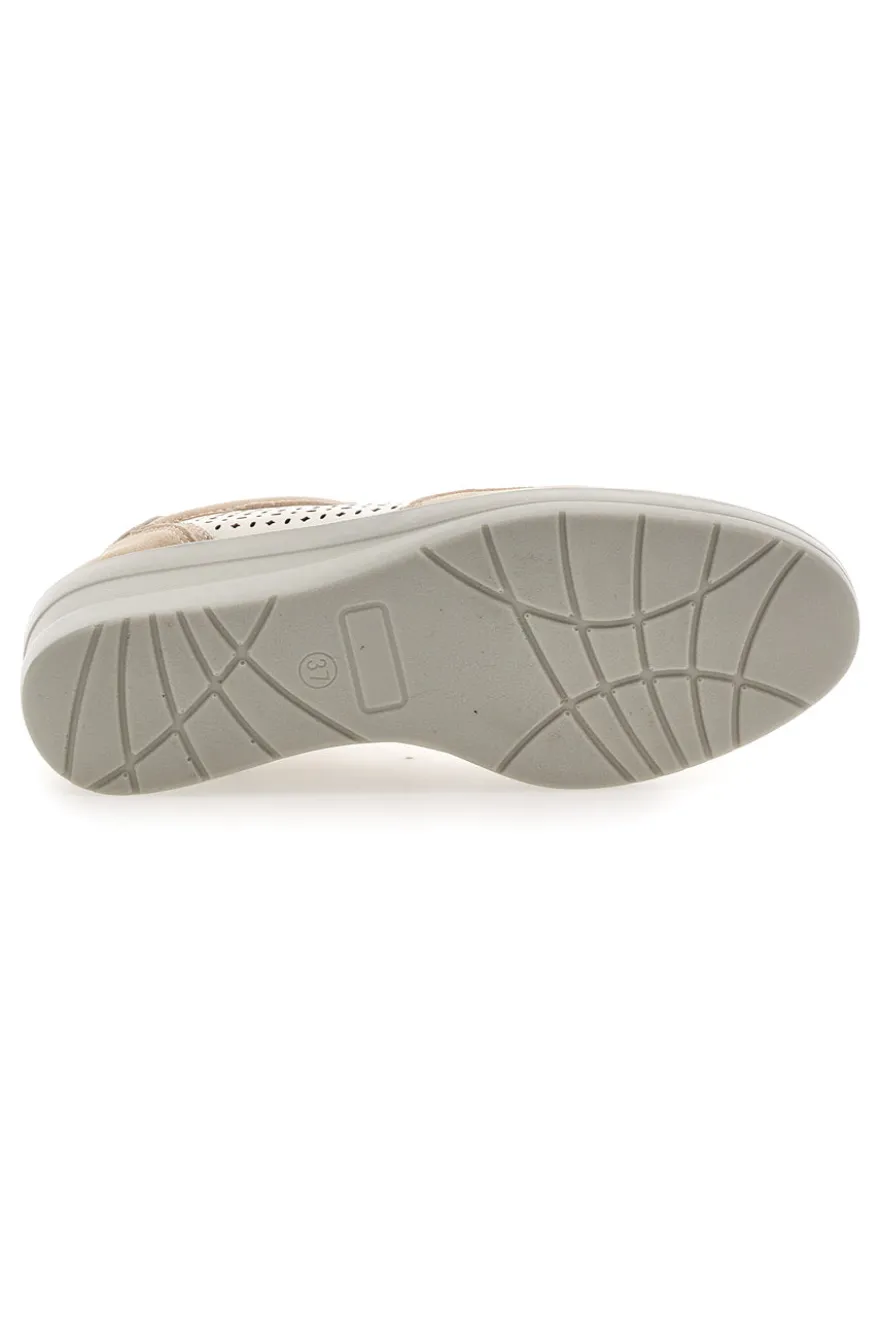 Stringate Marroni con Platform e Lacci Elastici PRIMA RIGA MDSS25T13