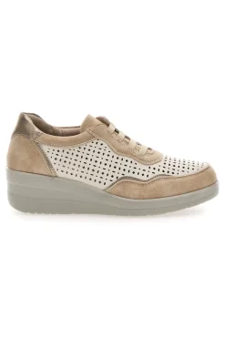 Stringate Marroni con Platform e Lacci Elastici PRIMA RIGA MDSS25T13