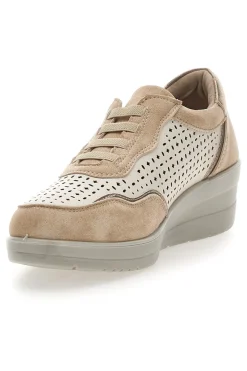 Stringate Marroni con Platform e Lacci Elastici PRIMA RIGA MDSS25T13