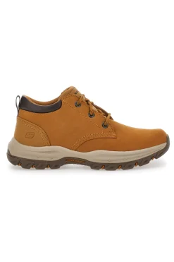 Stringate marroni con tomaia in pelle SKECHERS KNOWLSON RAMHURST