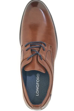Stringate Marroni con Tomaia Liscia LONGFORD 6Y976715