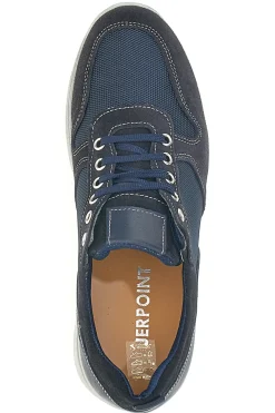 Stringate Navy con Tomaia in Pelle e Mesh JERPOINT 99