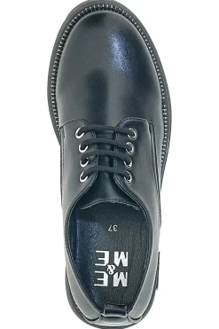 Stringate nere con inserti metallici ME & ME 1212