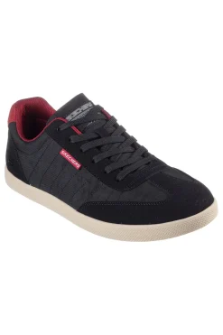 Stringate Nere con Soletta in Memory Foam SKECHERS PLACER VINSON