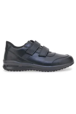 Stringate nere con strappi in velcro Made in Italy MARCO BRANDI 308